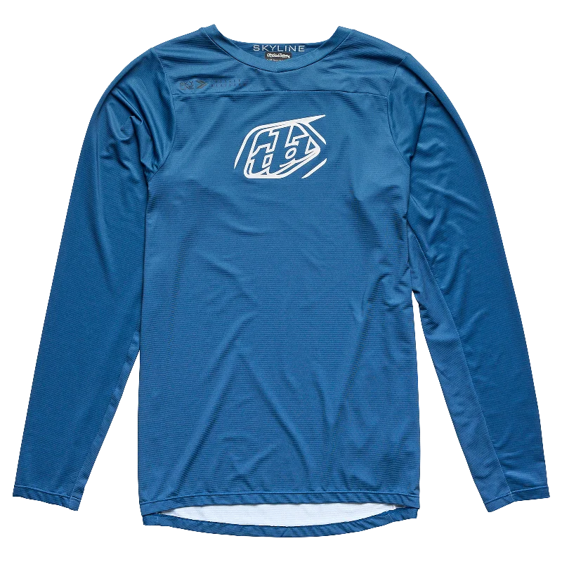 Troy Lee Designs Skyline Long Sleeve MTB Jersey - Iconic - Indigo