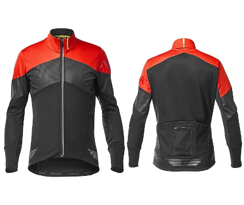 Mavic Cosmic Thermo Cycling Jacket - Black-Red