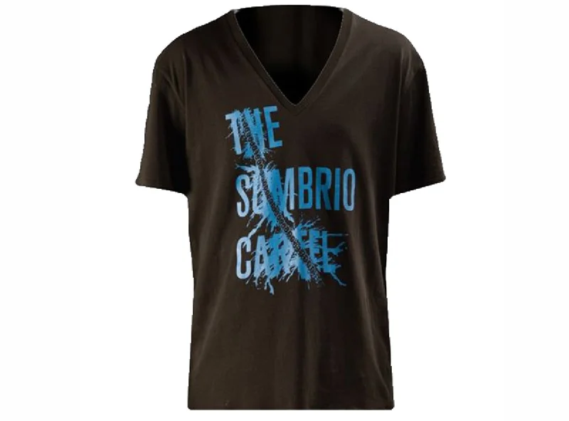 Sombrio Splash V Neck Tee Shirt - Black