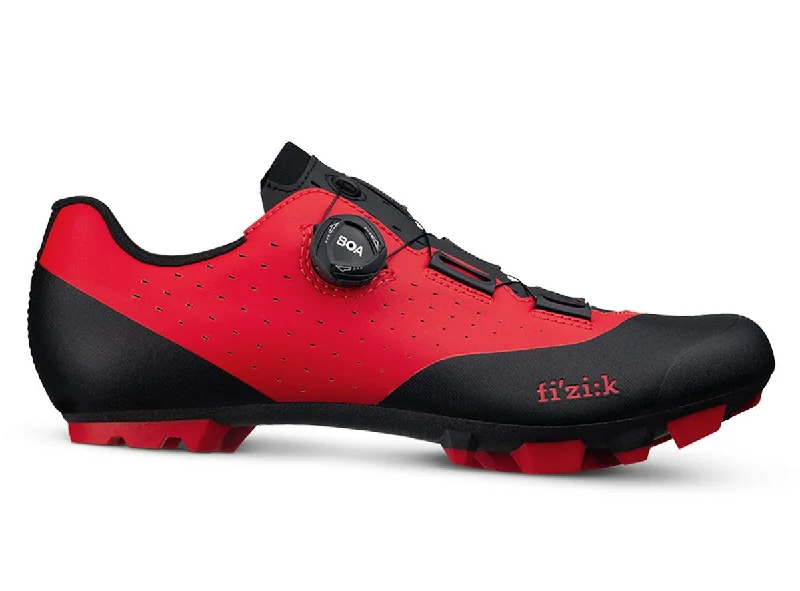 Fizik X3 Vento Overcurve Clipless MTB Shoe - Red-Black