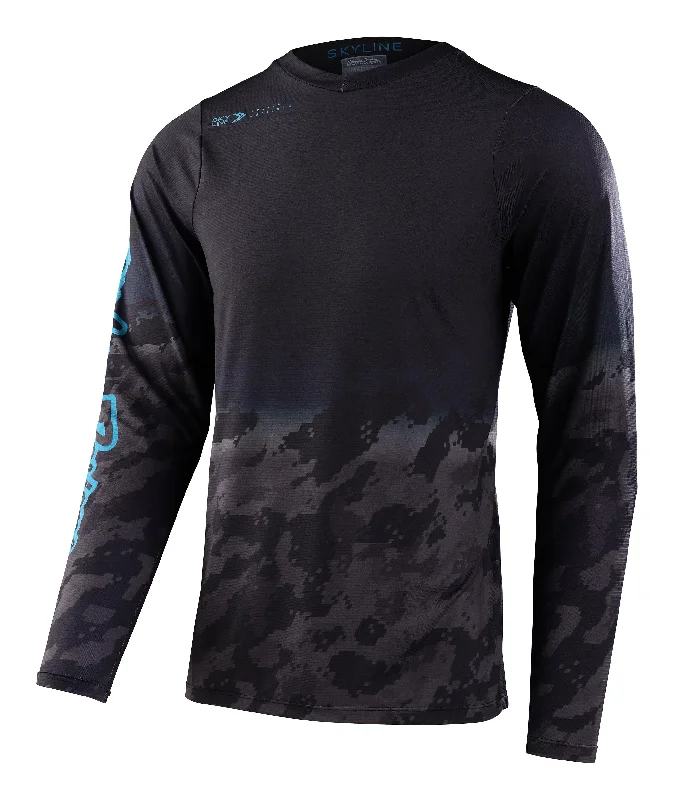 Troy Lee Designs Skyline Long Sleeve MTB Jersey - Fader - Digi Black - 2023