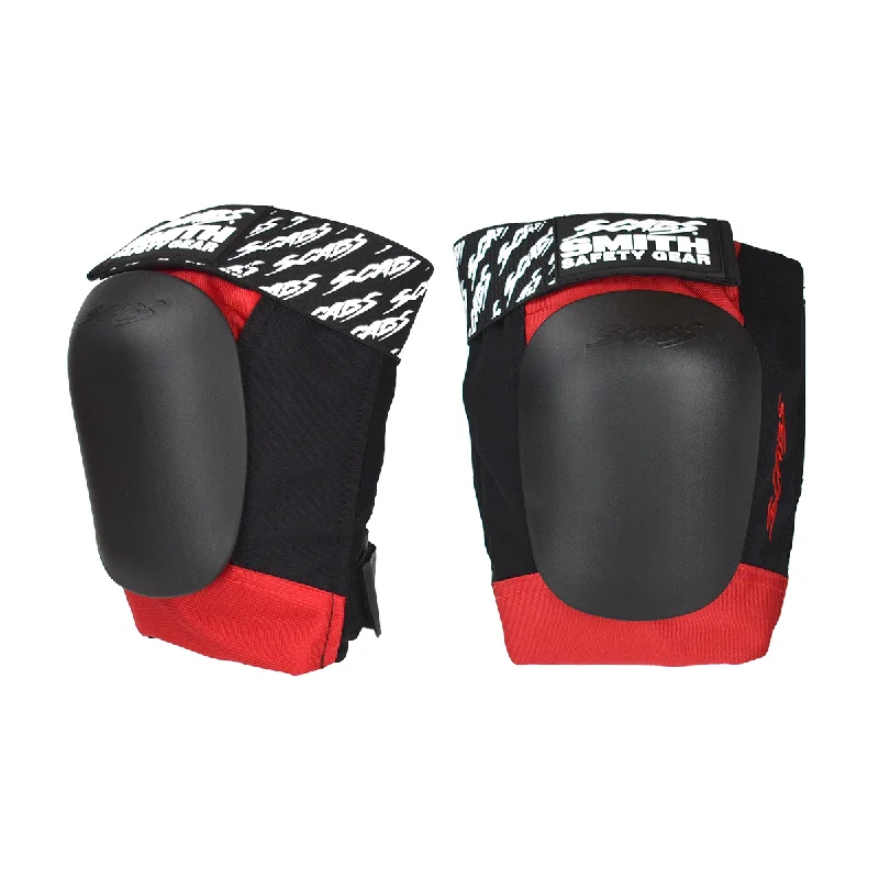 Scabs Skate Knee Pads - Black/Red