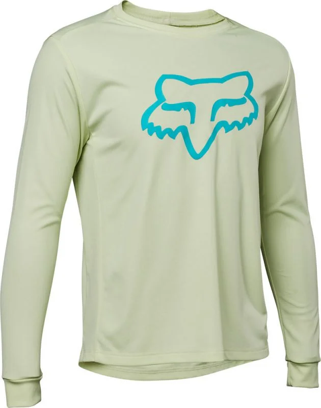 Fox Racing Ranger Long Sleeve MTB Jersey - Youth - Sea Spray