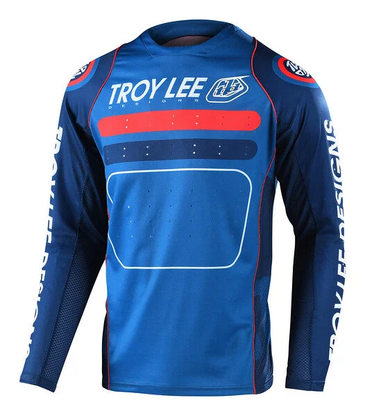 Troy Lee Designs Sprint Long Sleeve MTB Jersey - Youth - Drop In - Dark Slate - 2022