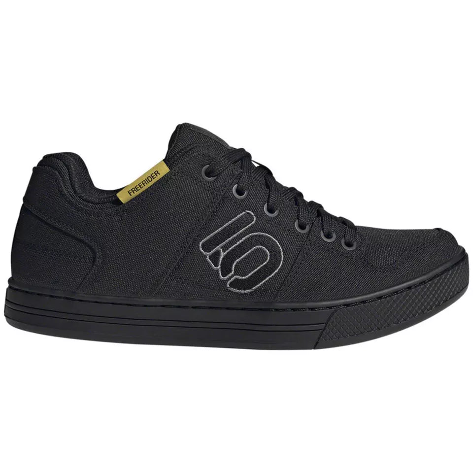 Five Ten Freerider Canvas Flat Pedal Shoe - Core Black-Dgh Solid Gray-Gray Five