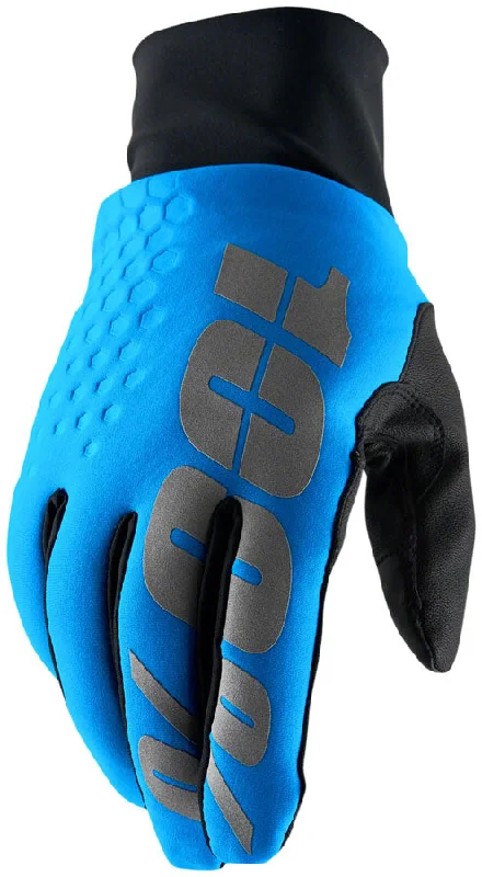 100% Hyrdromatic Brisker Gloves Blu SM