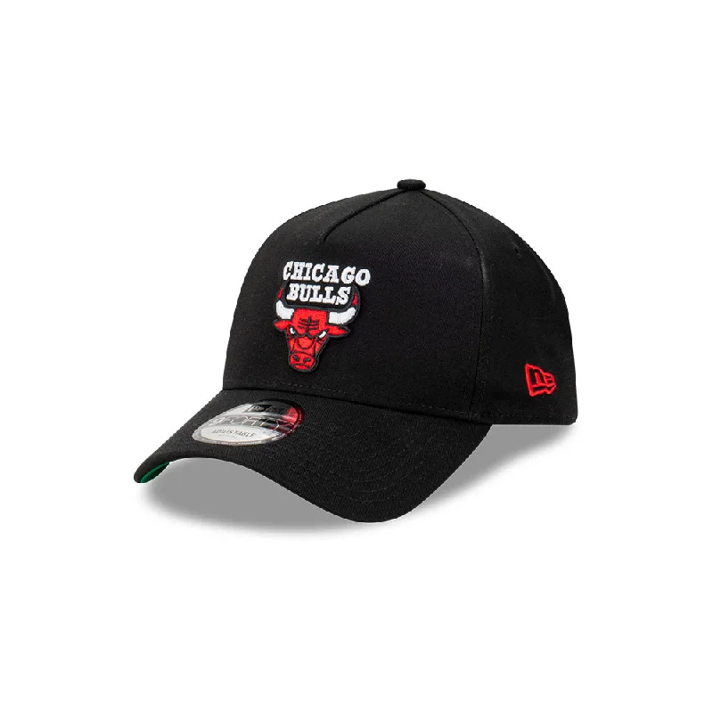 New Era 9FORTY Black A-Frame Chicago Bulls Snapback Cap