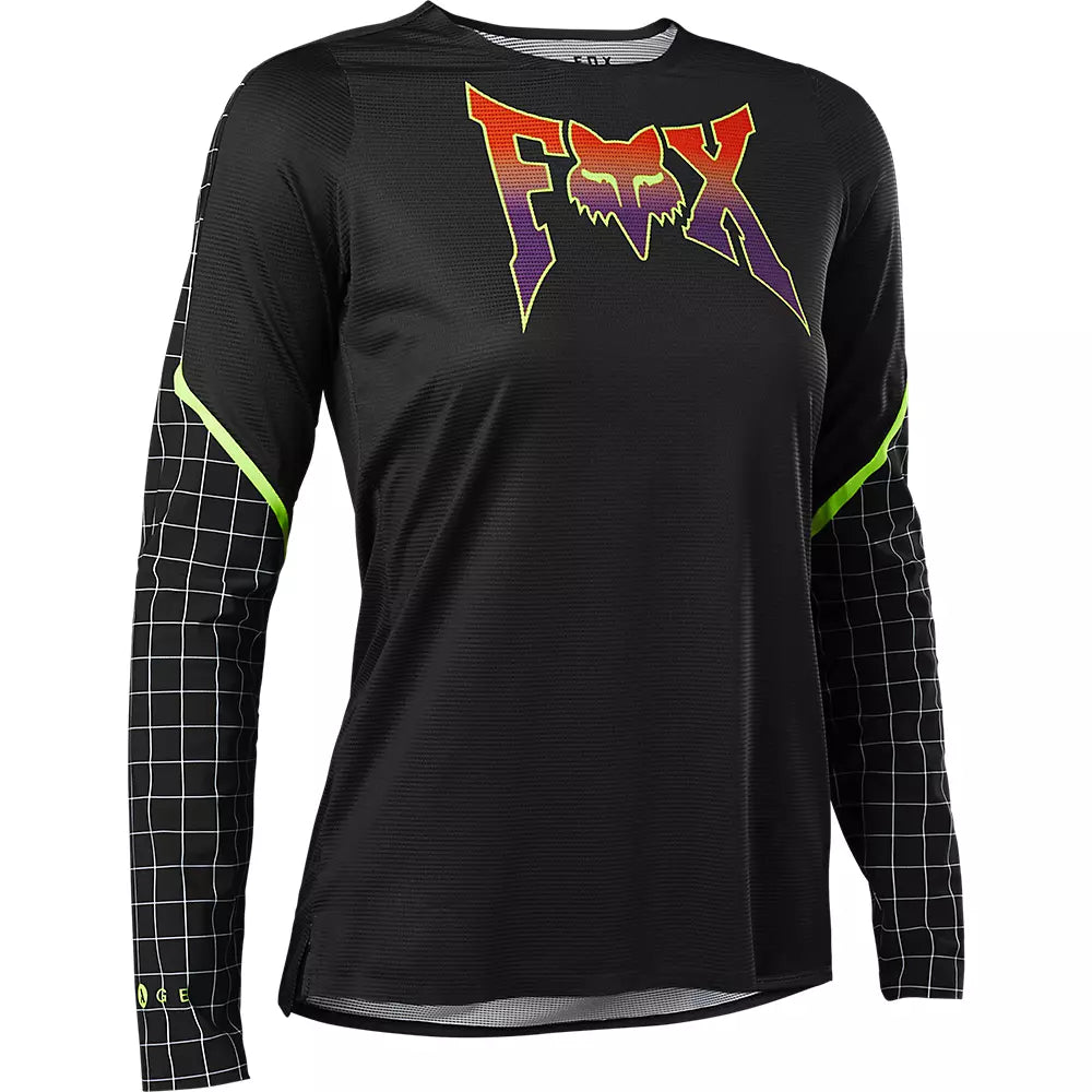 Fox Racing Flexair Long Sleeve MTB Jersey - Womens - Celz - Black