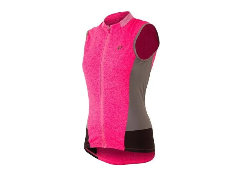 Pearl Izumi Select Escape Sleeveless Road Jersey - Womens - Screaming Pink Parquet