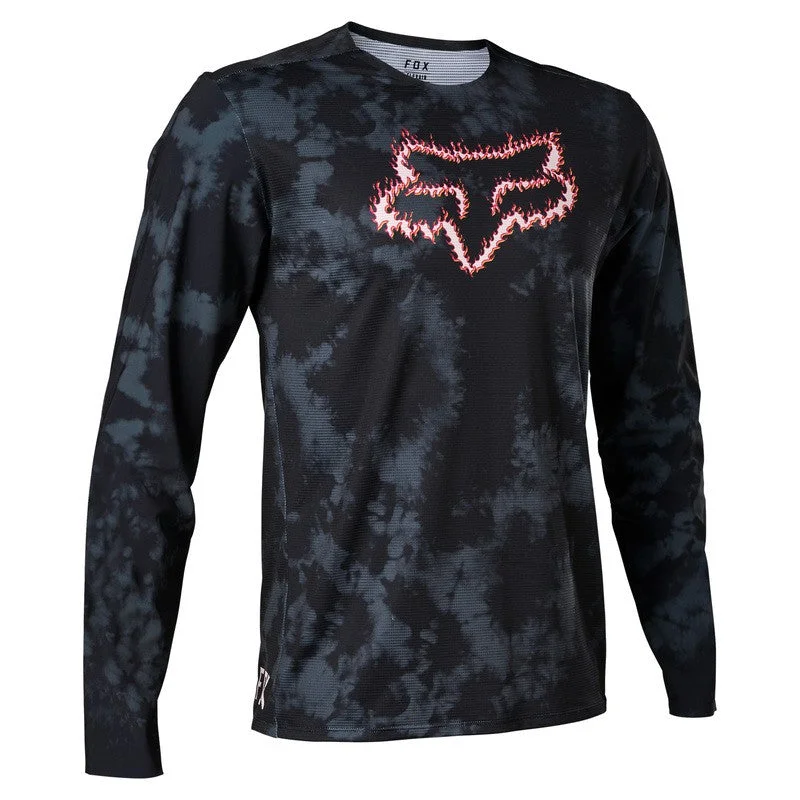 Fox Racing Flexair TS57 Long Sleeve MTB Jersey - Black