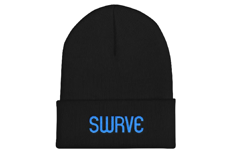 swrve 1968 CYAN embroidered beanie