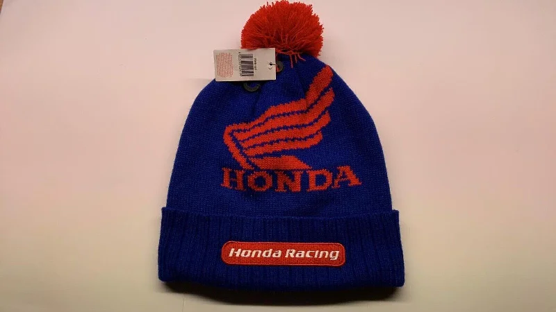 Official Honda Racing Blue Bobble Hat - 16Hend-Bh