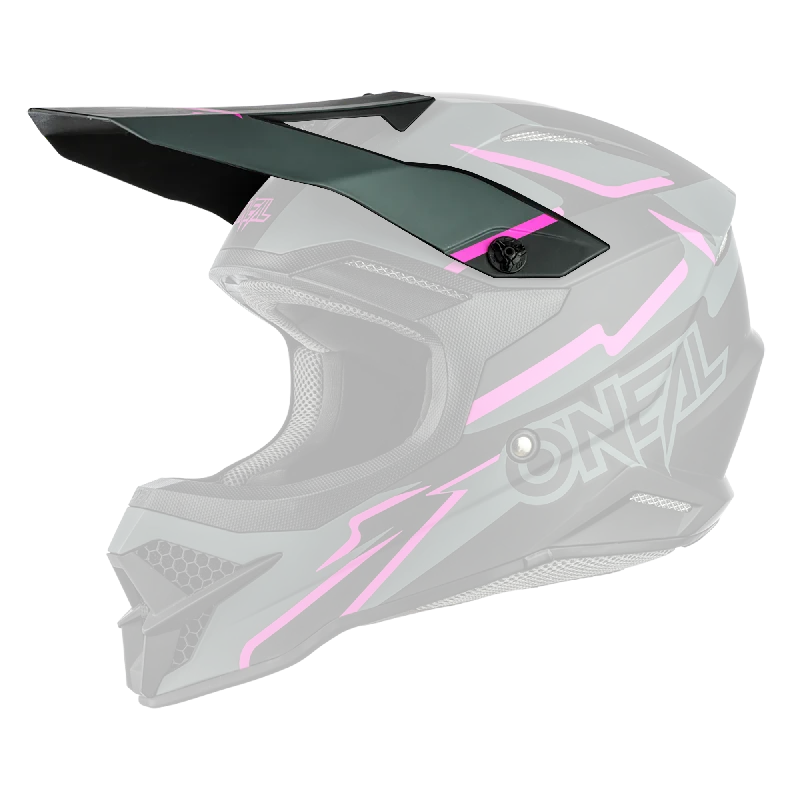 Replacement 3 SRS Voltage Black/Pink Helmet Visor