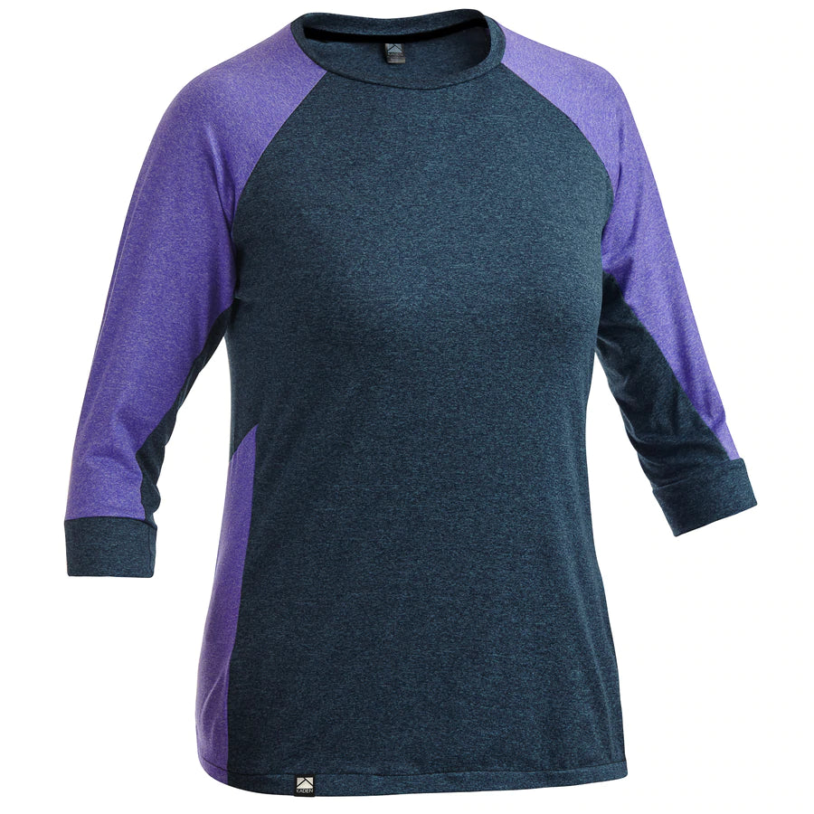 Kaden Apparel Gryla 3/4 Sleeve MTB Jersey - Womens - Midnight Blue-Lilac