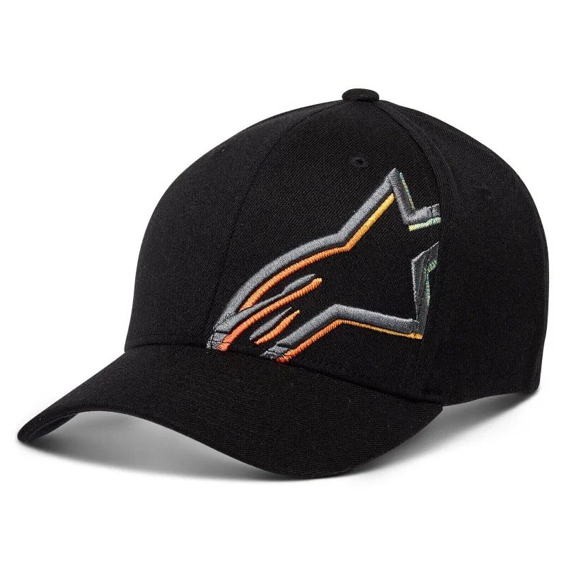 Alpinestar Corp Grade Flexifit Black Baseball Cap - 1230 81010