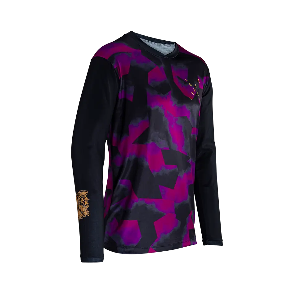 Leatt Gravity 3.0 Long Sleeve MTB Jersey - Purple - 2024