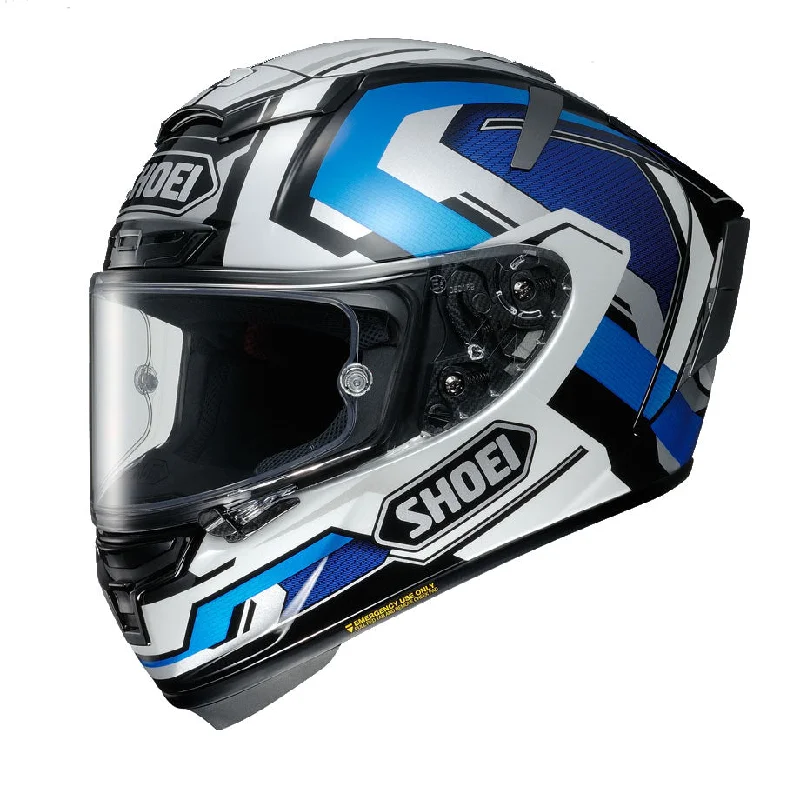 Shoei X-Spirit 3 Full Face Helmet - Brink TC2 Blue / White