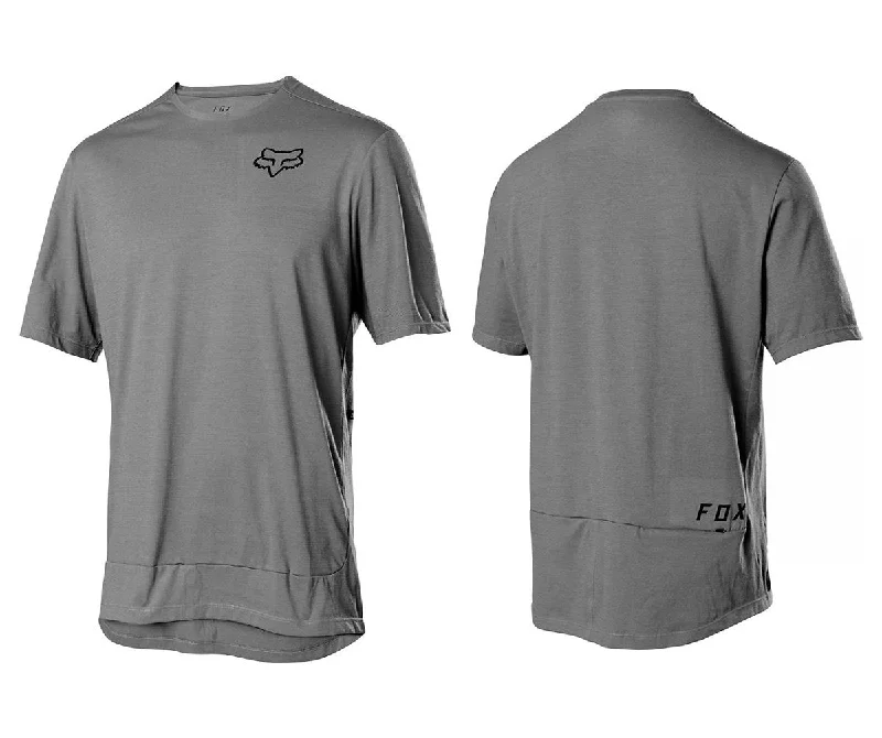 Fox Racing Ranger Powerdry Short Sleeve MTB Jersey - Pewter