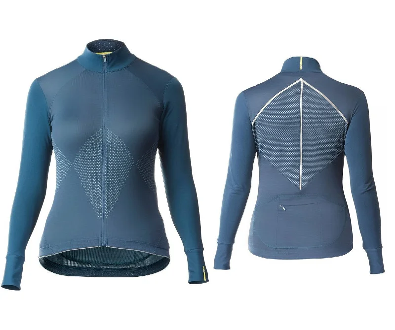 Mavic Sequence Long Sleeve Road Jersey - Womens - Majolica Blue