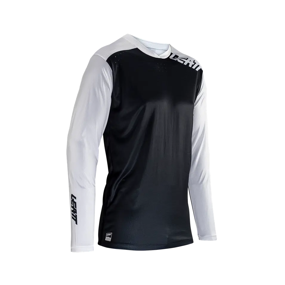 Leatt Enduro 4.0 Long Sleeve MTB Jersey - White - 2024