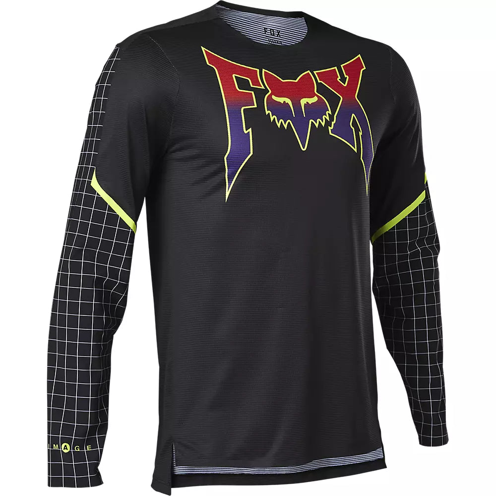 Fox Racing Flexair Long Sleeve MTB Jersey - Celz - Black