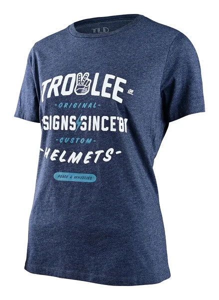 Troy Lee Designs Roll Out Short Sleeve Tee - Womens - Navy Heather