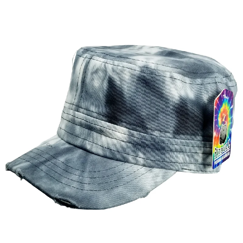 PB254T [BLACK] PLAIN TIE DYE CASTRO CAP