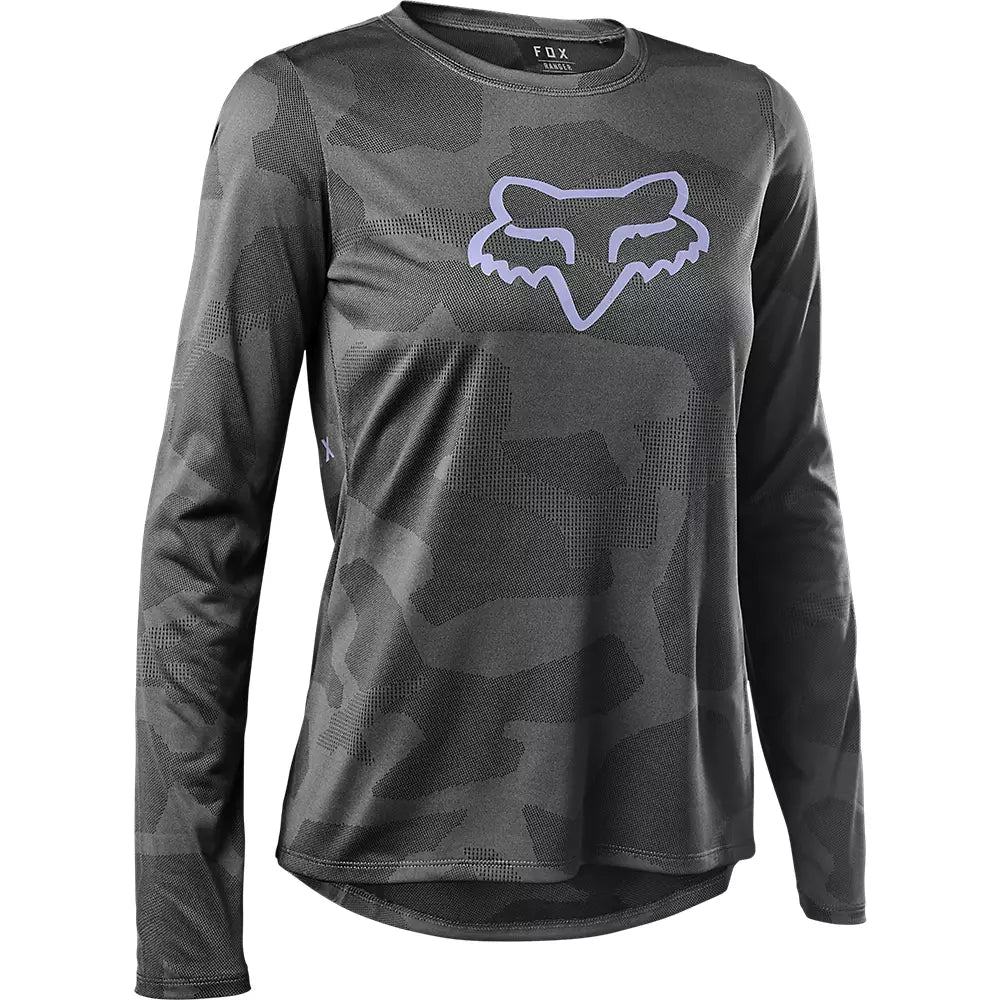 Fox Racing Ranger Tru Dri Long Sleeve MTB Jersey - Womens - Gray