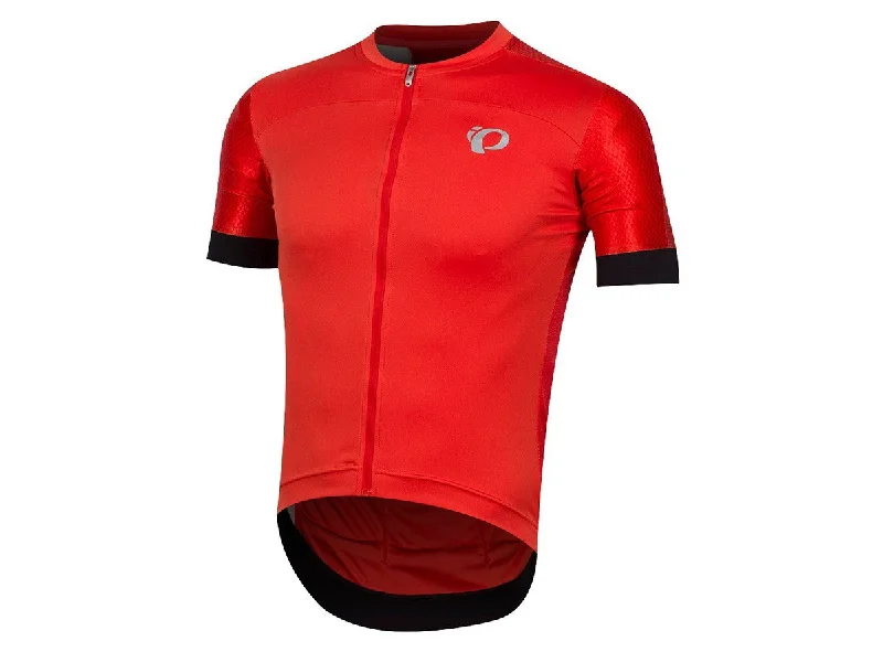 Pearl Izumi Elite Pursuit Speed Short Sleeve Road Jersey - Torch Red Stripe