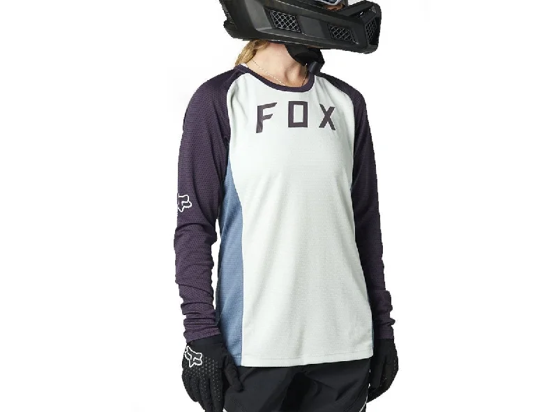 Fox Racing Defend Long Sleeve MTB Jersey - Womens - Gray