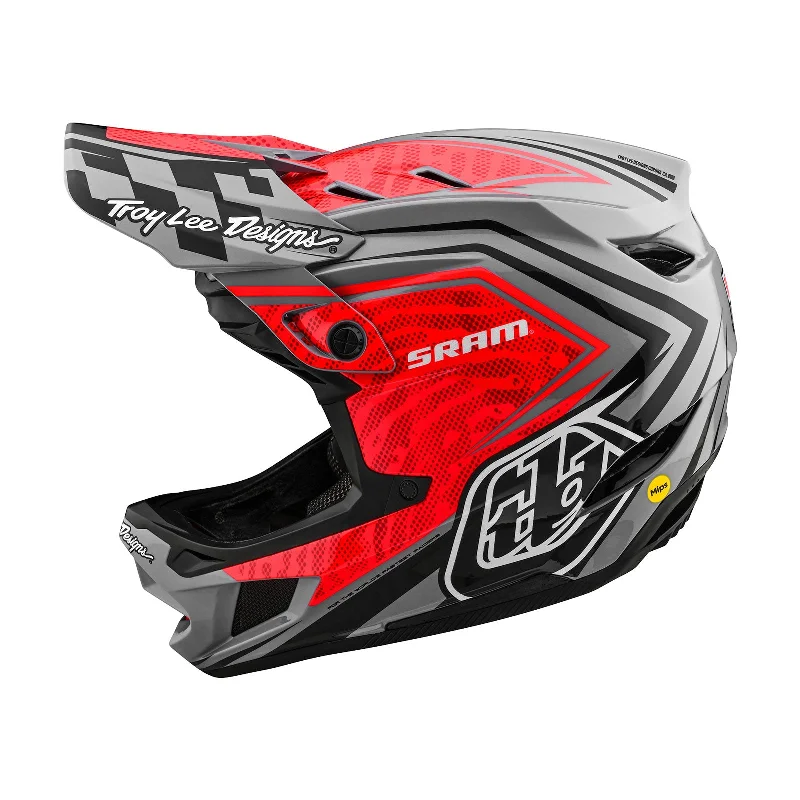 D4 Carbon Helmet W/MIPS SRAM Red / Black