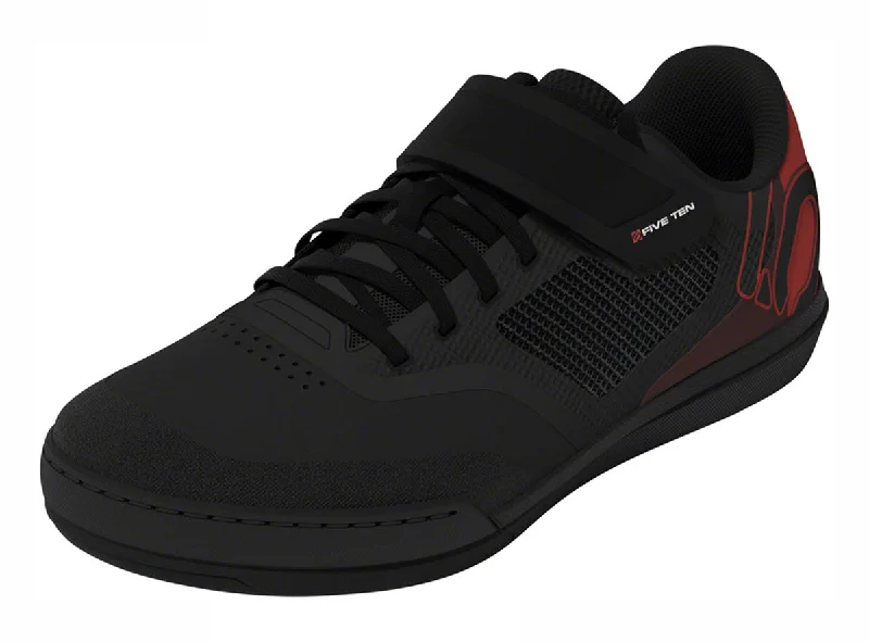 Five Ten Hellcat Pro Clipless MTB Shoe - Core Black-Core Black-Red