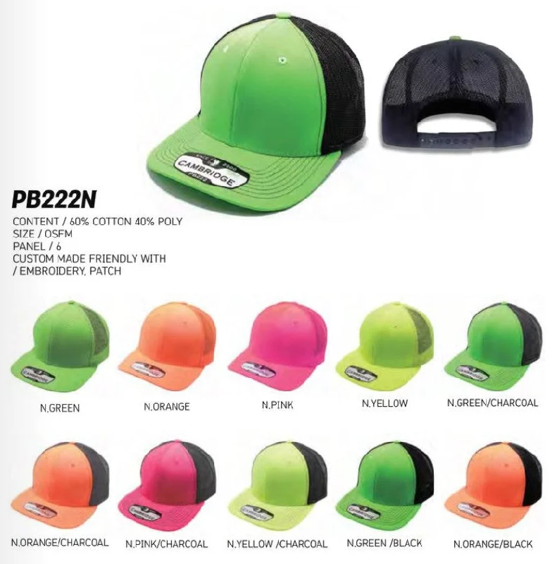 PB222N NEON CAMBRIDGE TRUCKER [MULTI COLOR]