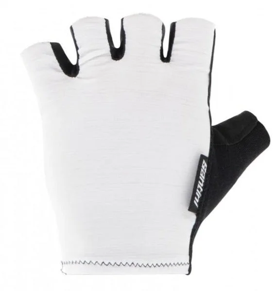 Cubo Summer Cycling Gloves White by Santini