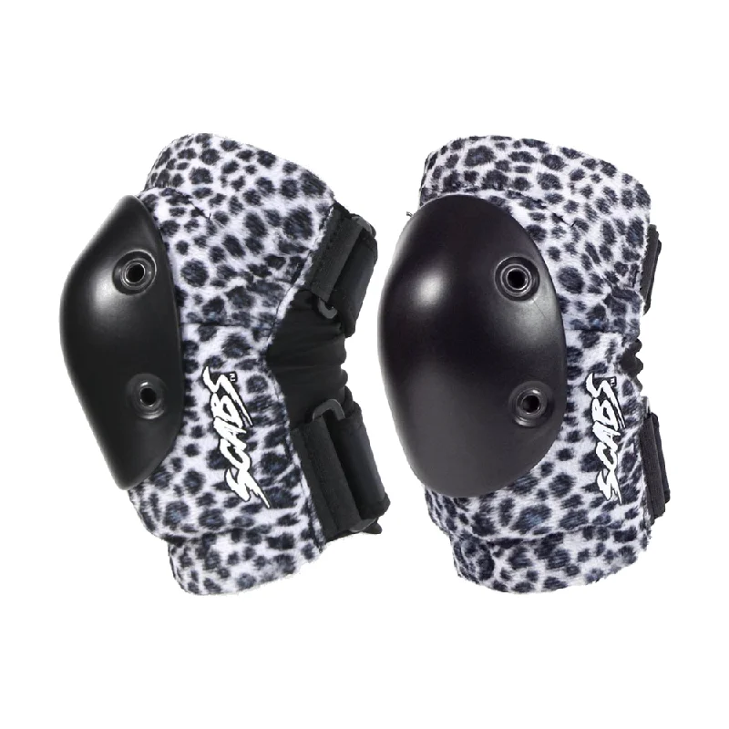 Smith Scabs Elite White Leopard Elbow Pads