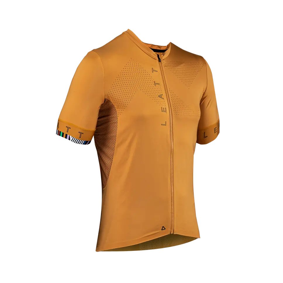 Leatt Endurance 5.0 Short Sleeve MTB Jersey - Rust - 2024