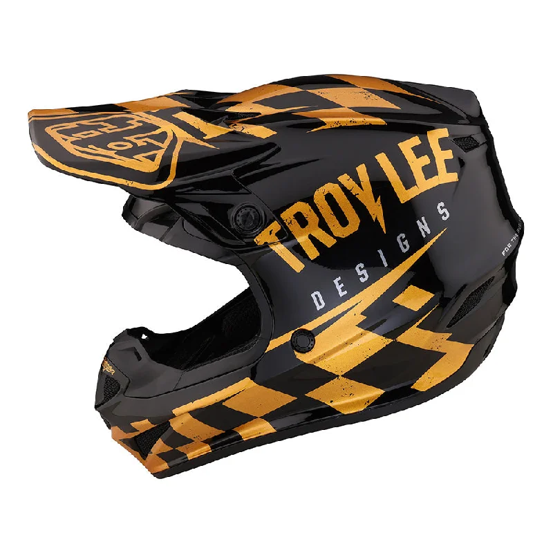 Se4 Polyacrylite Helmet W/Mips Race Shop Black / Gold