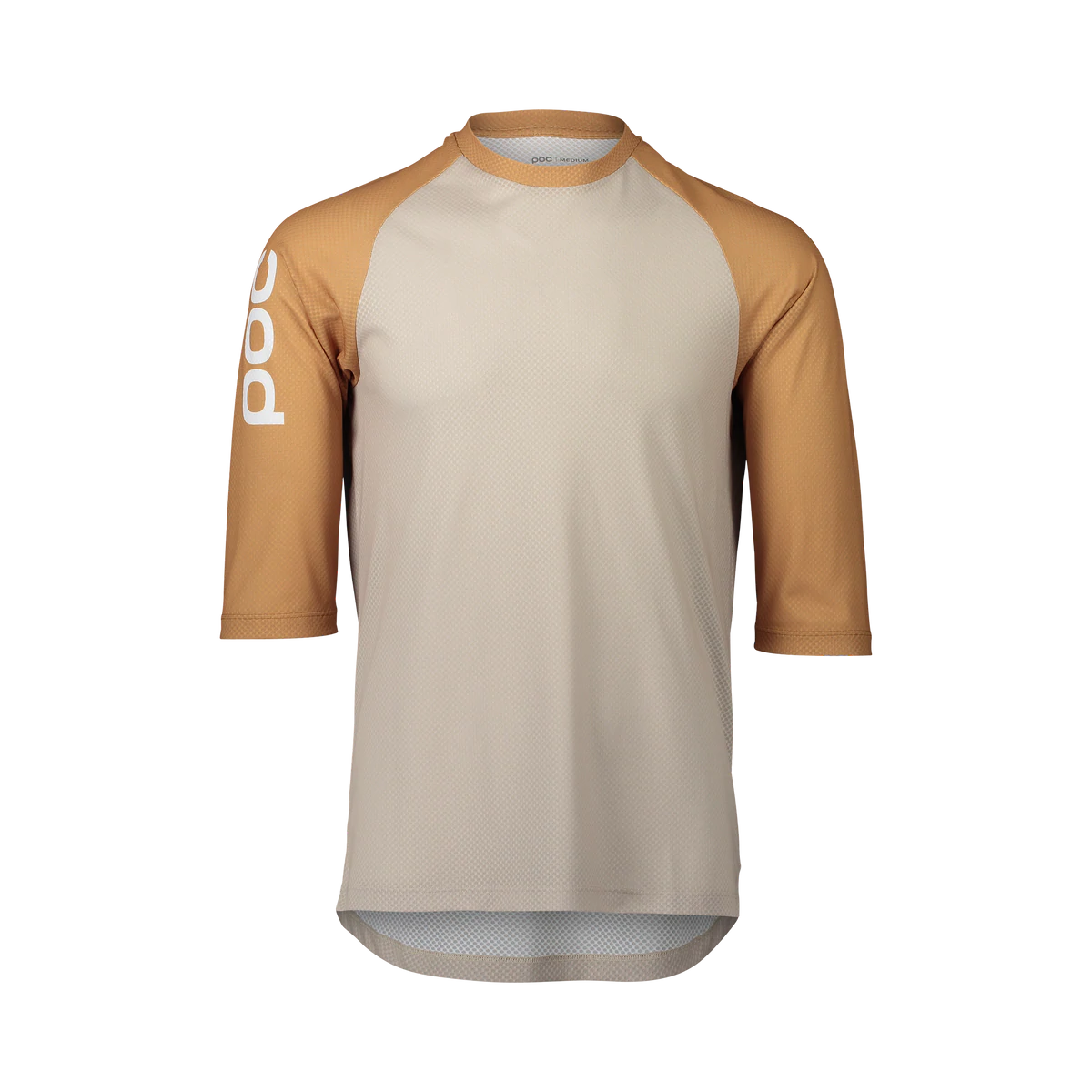 POC Pure 3/4 Sleeve MTB Jersey - Light Sandstone Beige-Aragonite Brown