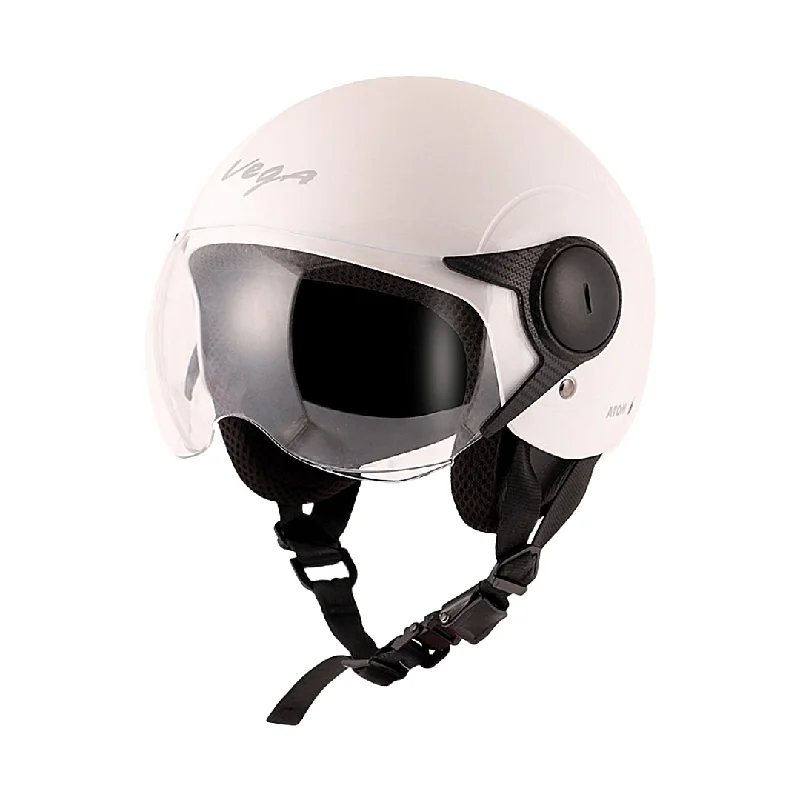 Vega Atom White Helmet With Free Balaclava