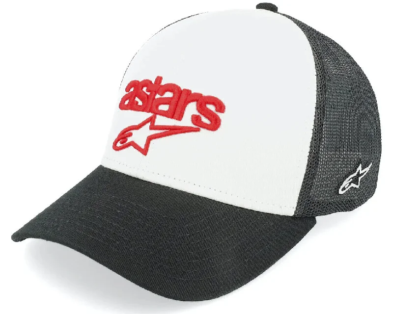 Alpinestars Pedigree White/Black Truckers Baseball Cap -1232 81040