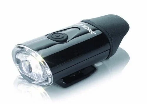 XLC CLF20 Rechargeable Front LED Bike Helmet Light - Black