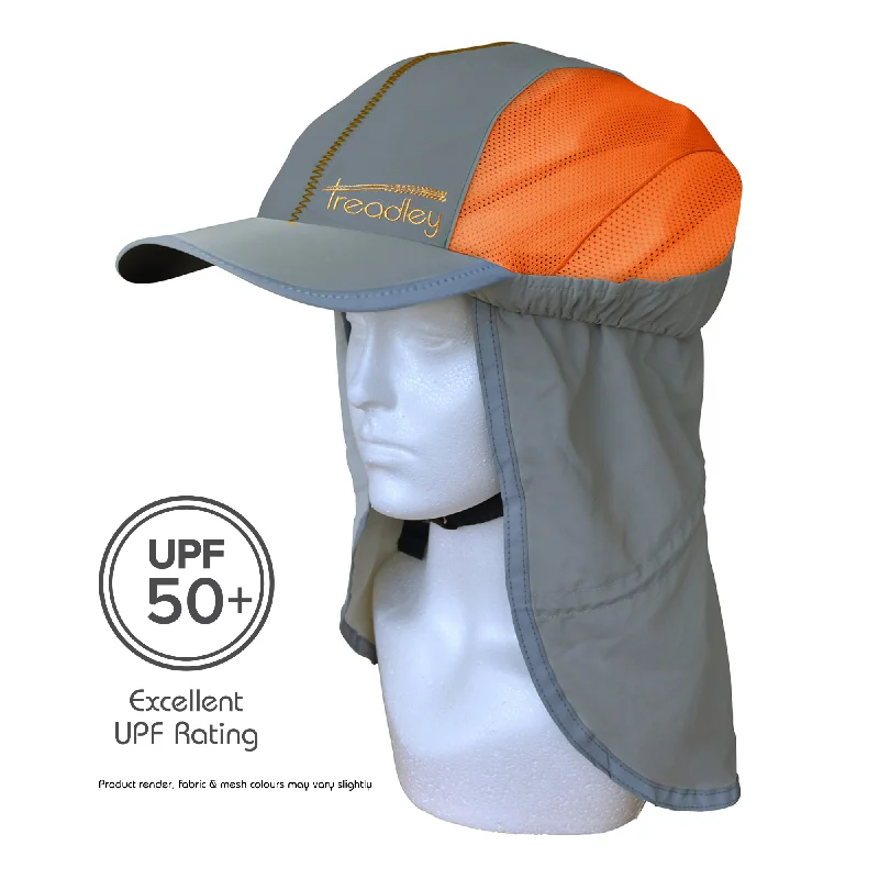 Explorer Bicycle Helmet Hat Grey & Orange