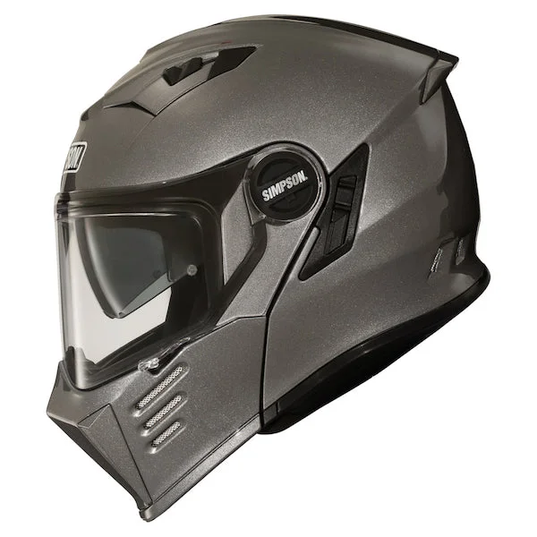 Simpson Darksome Flip Helmet - Gunmetal Grey