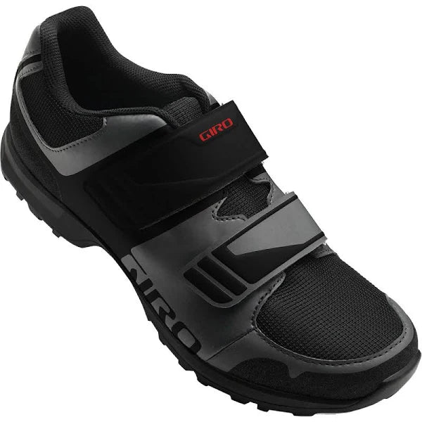 Giro Berm Clipless MTB Shoe - Dark Shadow-Black