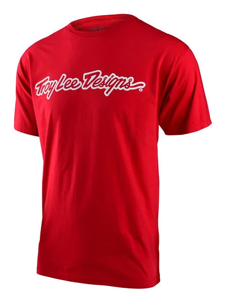 Troy Lee Designs Signature Short Sleeve Tee - Red