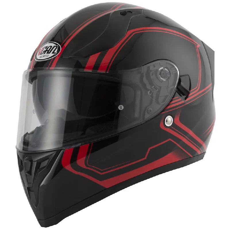 Vcan V128 Full Face Helmet - Tracer Red