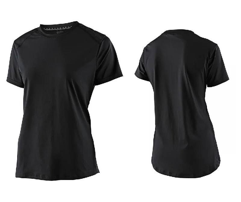 Troy Lee Designs Lilium Short Sleeve MTB Jersey - Womens - Black - 2022