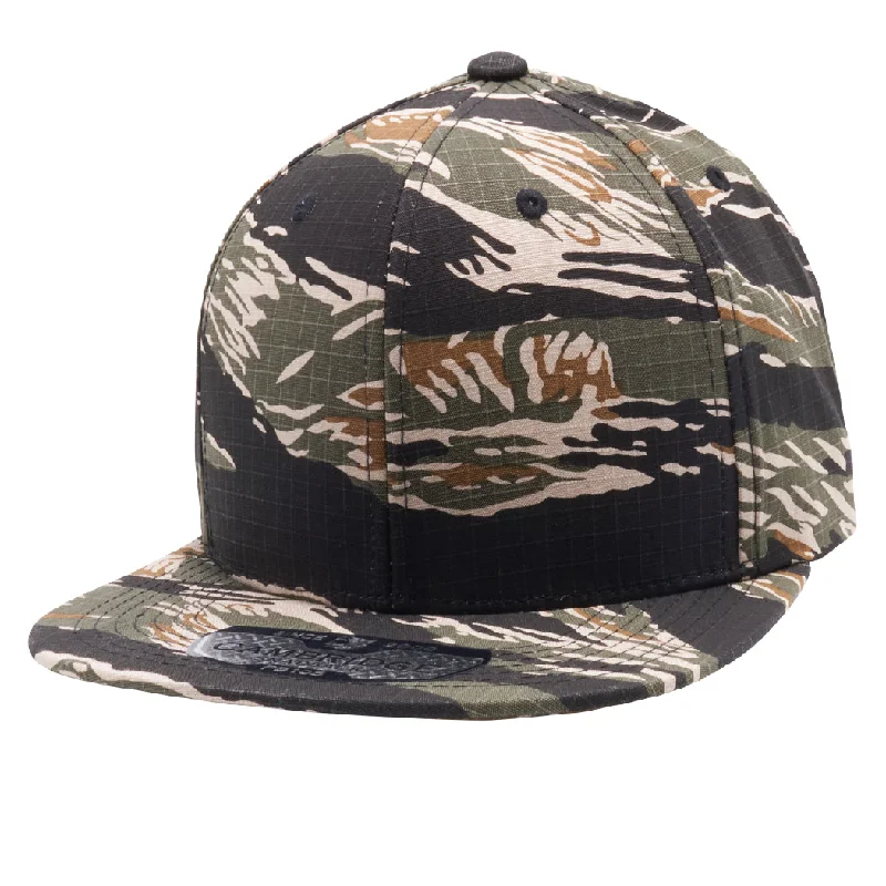 PB105 [TIGER CAMO] COTTON SNAPBACK HATS