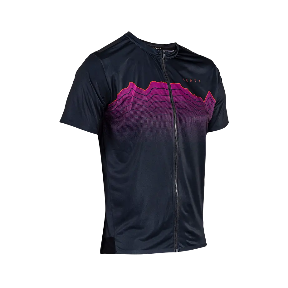 Leatt Trail 3.0 Short Sleeve MTB Jersey - Black - 2024