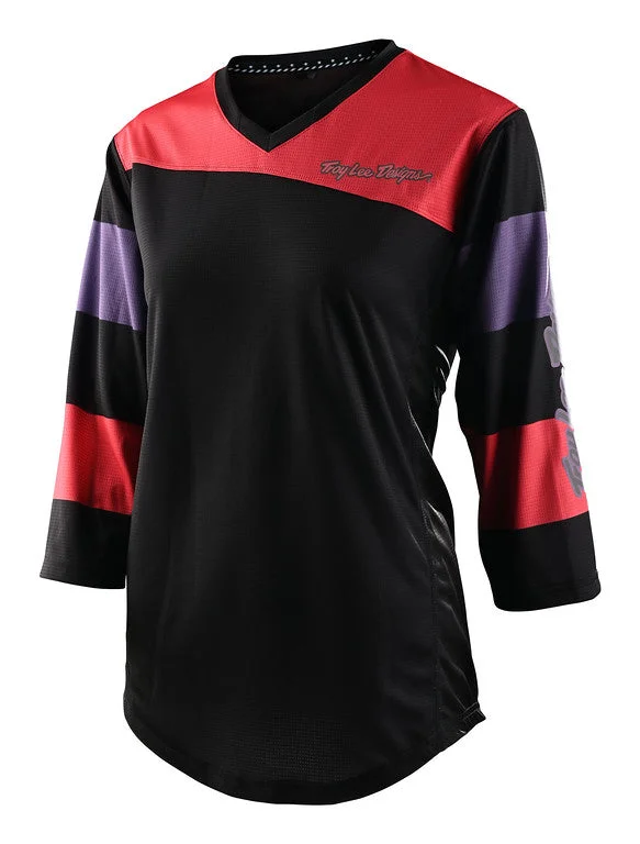 Troy Lee Designs Mischief 3/4 Sleeve MTB Jersey - Womens - Rugby - Firecracker